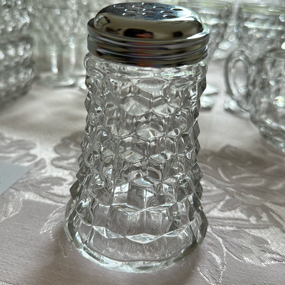 Fostoria Americana Cubist Parmesan cheese shaker